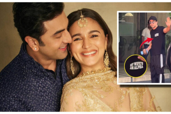 Ranbir Kapoor: ‘My wife’s an Alpha’: Ranbir Kapoor gives the cutest shoutout to Alia Bhatt with his special t-shirt | Hindi Movie News