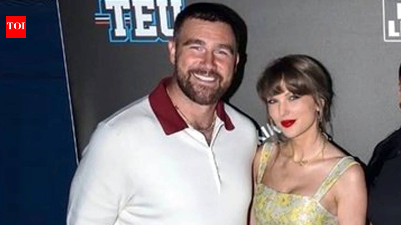 Taylor Swift joins fiance Travis Kelce at TEU event amid pre-wedding celebrations; couple rock matching bracelets - PICS |