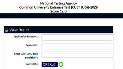 CUET UG Result 2026 declared at cuet.nta.nic.in; download score cards here