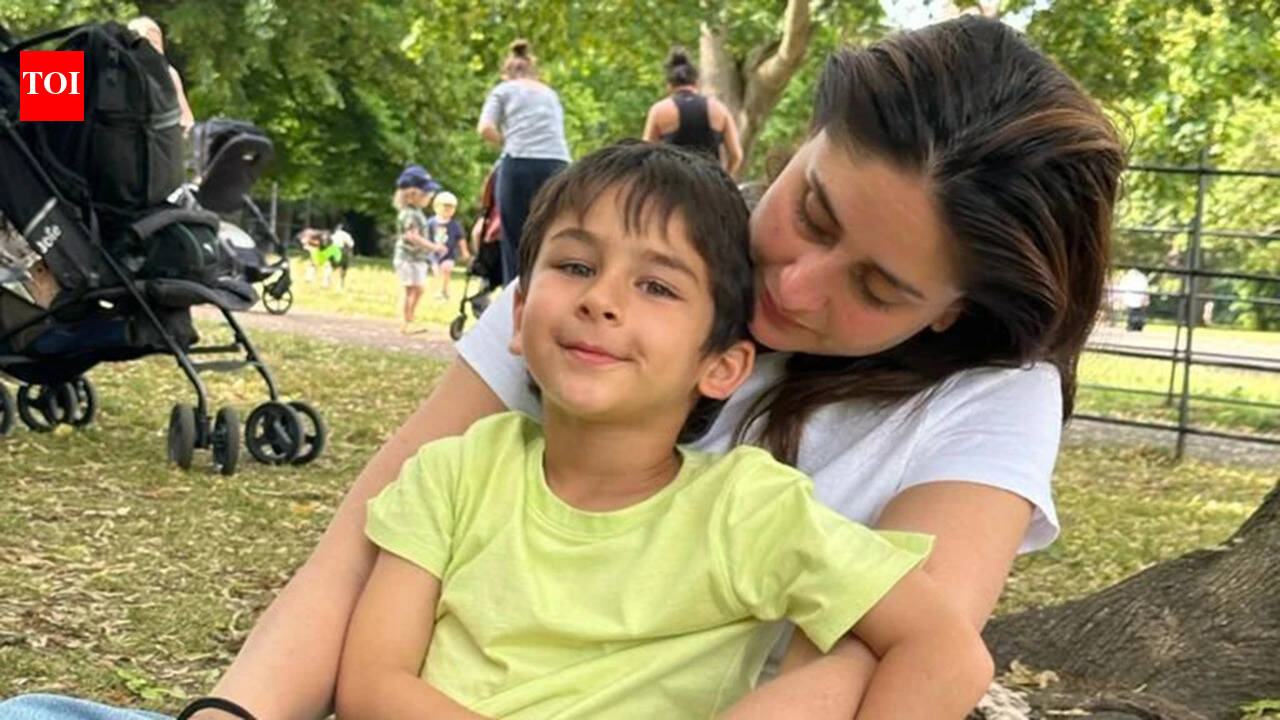 Kareena Kapoor Khan: 'Can give Bumrah competition too': Kareena Kapoor Khan turns bowler for son Taimur, makes playful claim, tags Jasprit Bumrah | Hindi Movie News