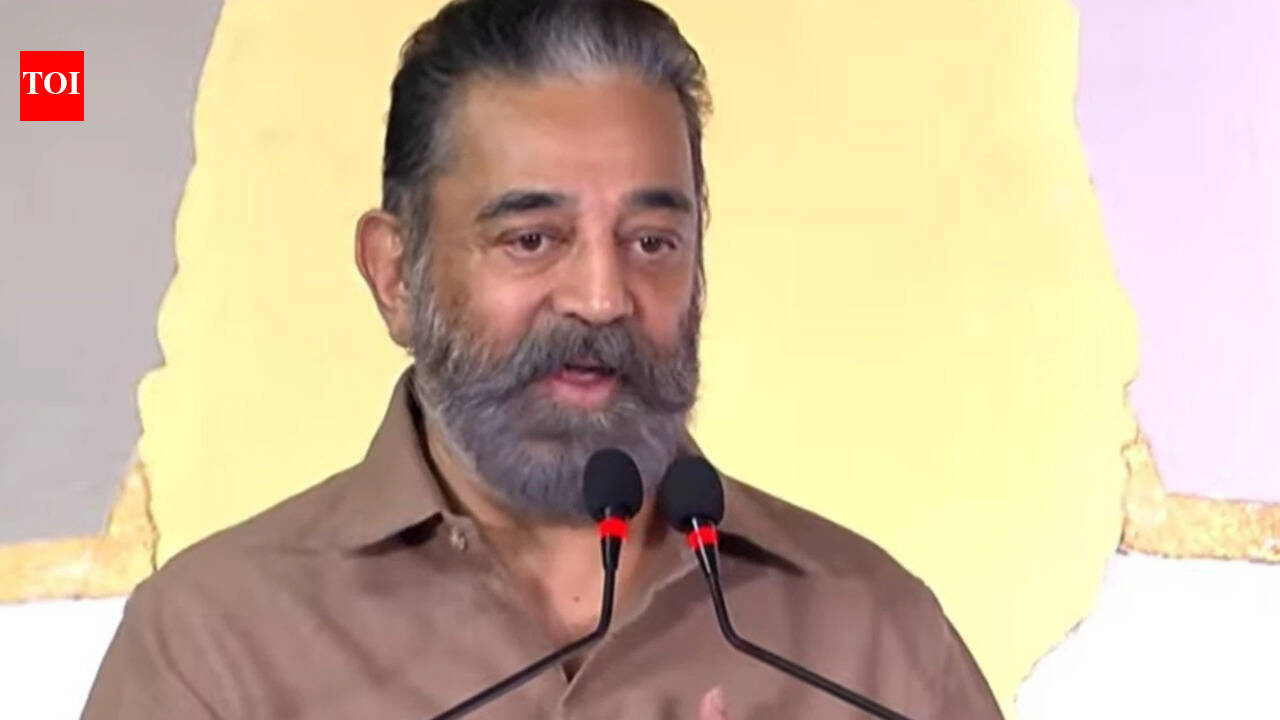 Dharman Movie Launch: Kamal Haasan gets emotional at 'Dharman' launch, says 'Rajinikanth and I never imagined we would reach this stage' | Tamil Movie News