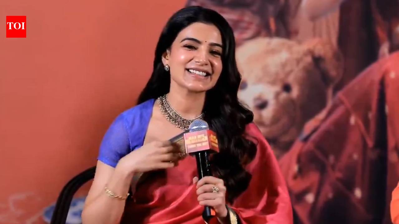 Samantha Ruth Prabhu blushes as she confirms pregnancy at Maa Inti Bangaaram success meet: 'I will have to take a small break' | Telugu Movie News