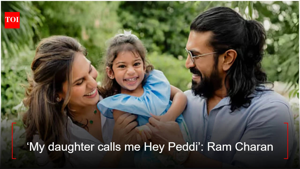 ‘My daughter calls me Hey Peddi’: Ram Charan shares emotional family moment | Malayalam Movie News