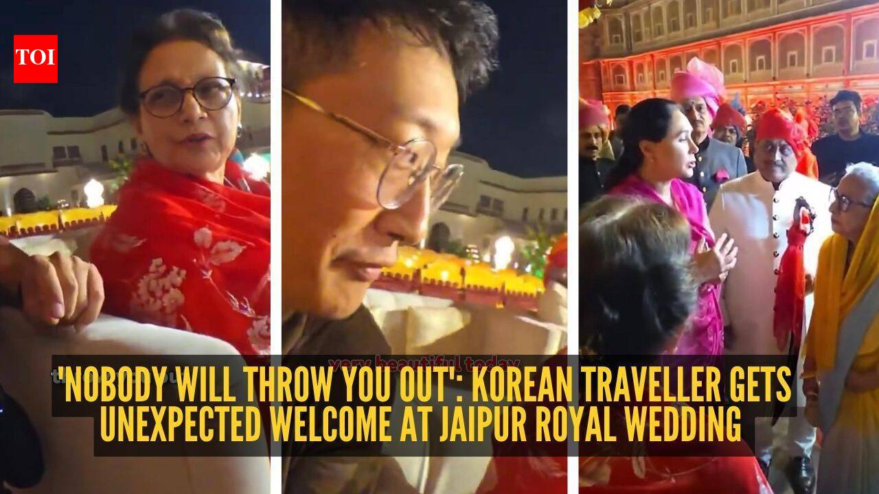 'Nobody will throw you out': Korean traveller gets unexpected welcome at Jaipur royal wedding