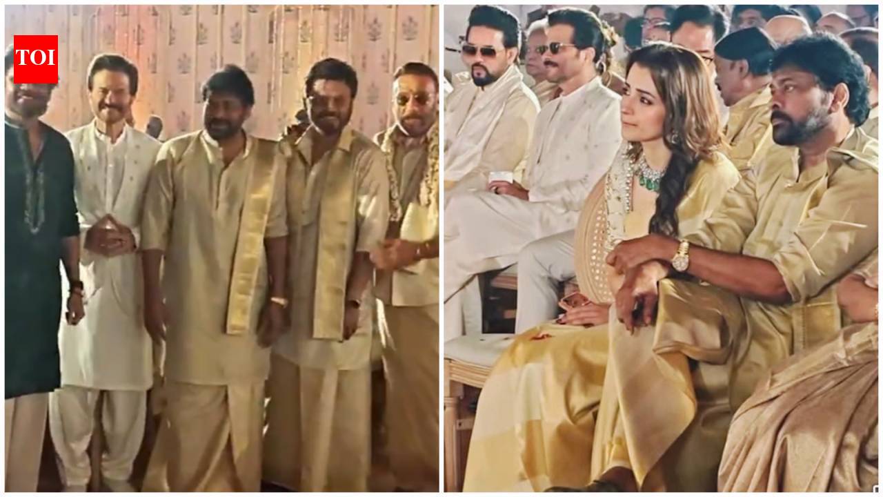 Khushbu Sundar's daughter Avantika ties the knot with Shravan Sreenivasan in Goa; Chiranjeevi, Nagarjuna, Trisha, Anil, Jackie among guests | Hindi Movie News