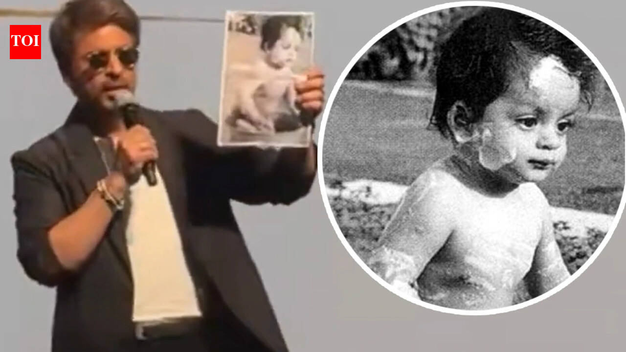 Shah Rukh Khan visits Mangalore for an event; reveals heartwarming story behind his famous childhood pic - WATCH﻿ |