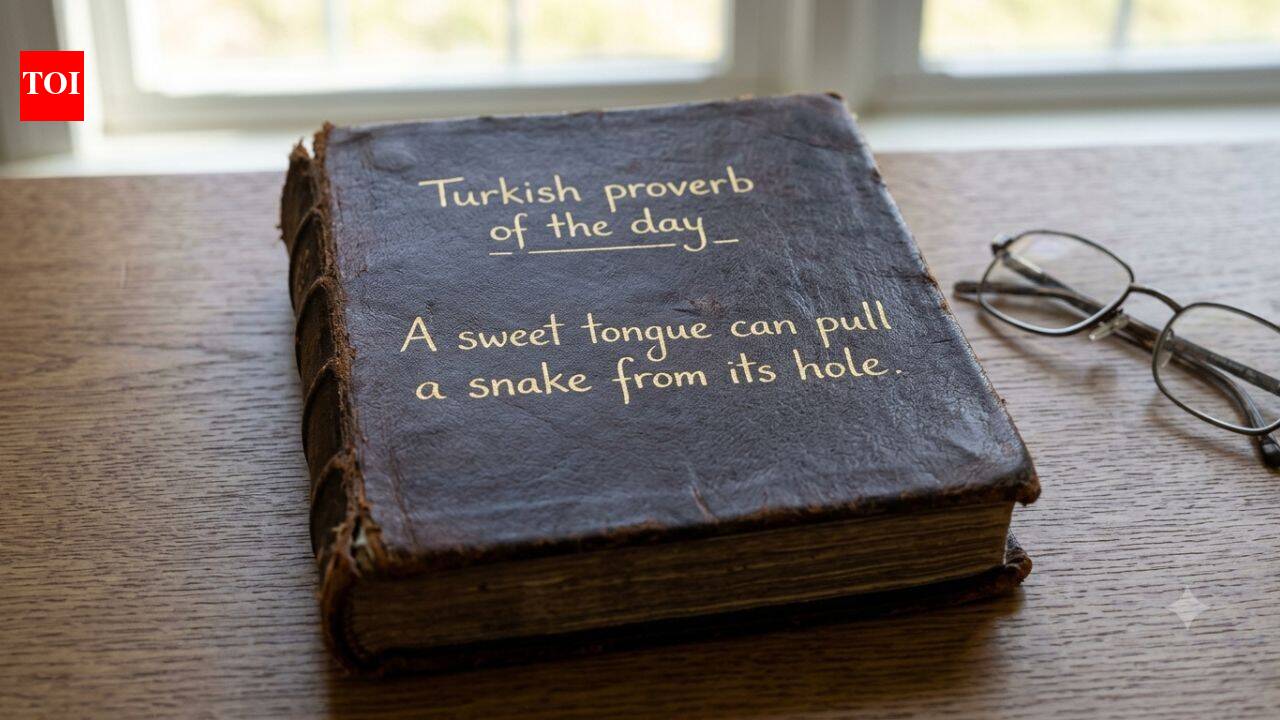 Turkish proverb of the day: "A sweet tongue can pull a snake from its hole." - why gentle words achieve what force cannot |