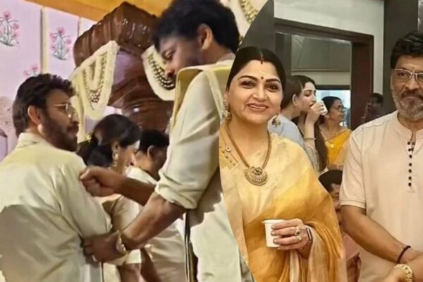 K Bhagyaraj's last public appearance from Khushbu's daughter's wedding go viral after his demise, fans get emotional | Tamil Movie News