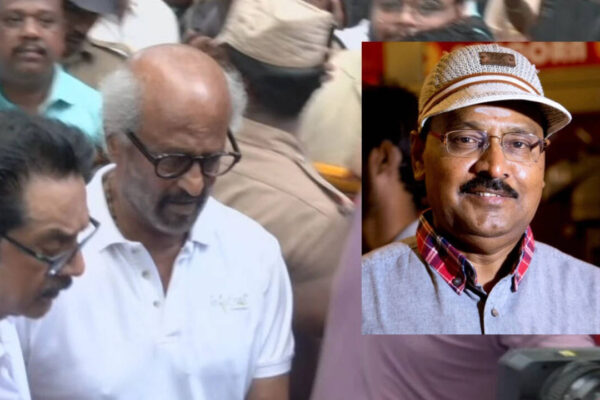 Rajinikanth halts 'Dharman' shoot to pay last respects to K. Bhagyaraj; calls the late filmmaker wonderful human being |