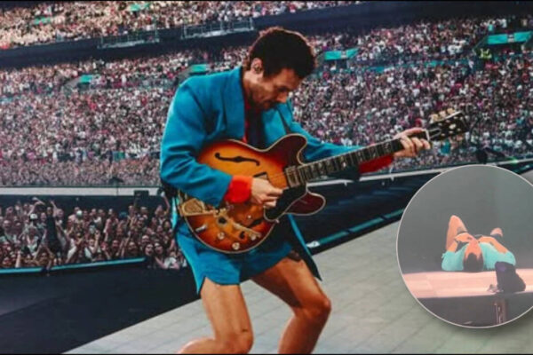 Harry Styles collapses on stage after choking on water; Worried fans raise concern: 'Why didn’t any of his team notice?' |