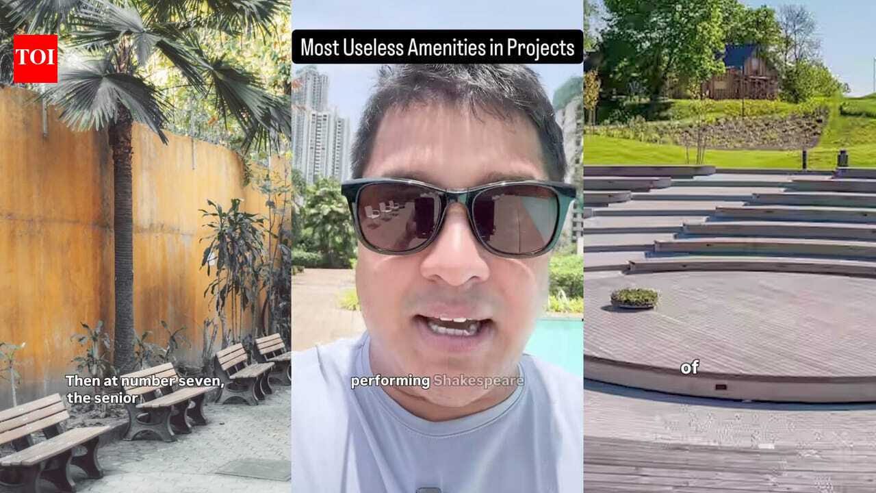 Fake Housing Amenities: Amphitheatres, Jacuzzis and Outdoor Chess: Viral video sparks debate on 'fake' housing amenities