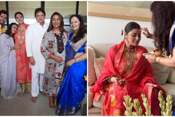Anushka Ranjan Godh Bharai Ceremony: Parents to be Aditya Seal & Anushka Ranjan are all smile during a traditional Godhbharai | Hindi Movie News