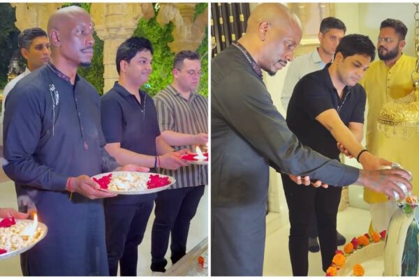 Tyrese Gibson India Visit: Fast & Furious star Tyrese Gibson calls India visit 'life-changing', performs Shiva puja at Mumbai temple | English Movie News