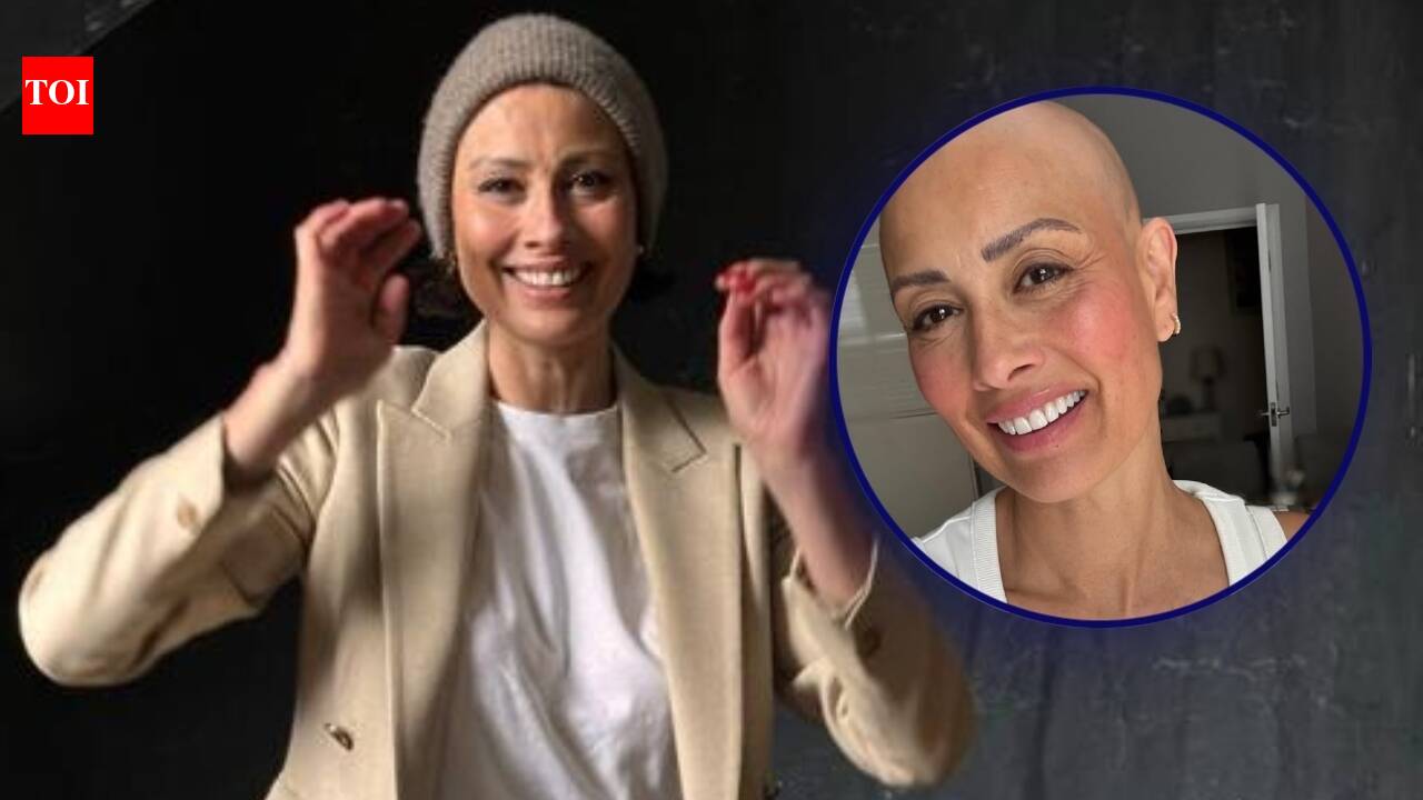 Melanie Sykes reveals her bald look, following the diagnosis of Alopecia: 'Loss + Gain = Life |