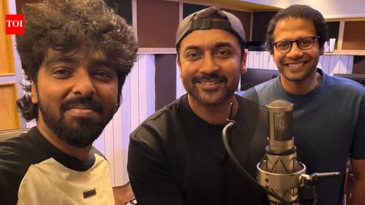 Suriya turns singer for peppy dance number in GV Prakash's music for 'Vishwanath and Sons,' Ken Karunaas' addition excites fans |
