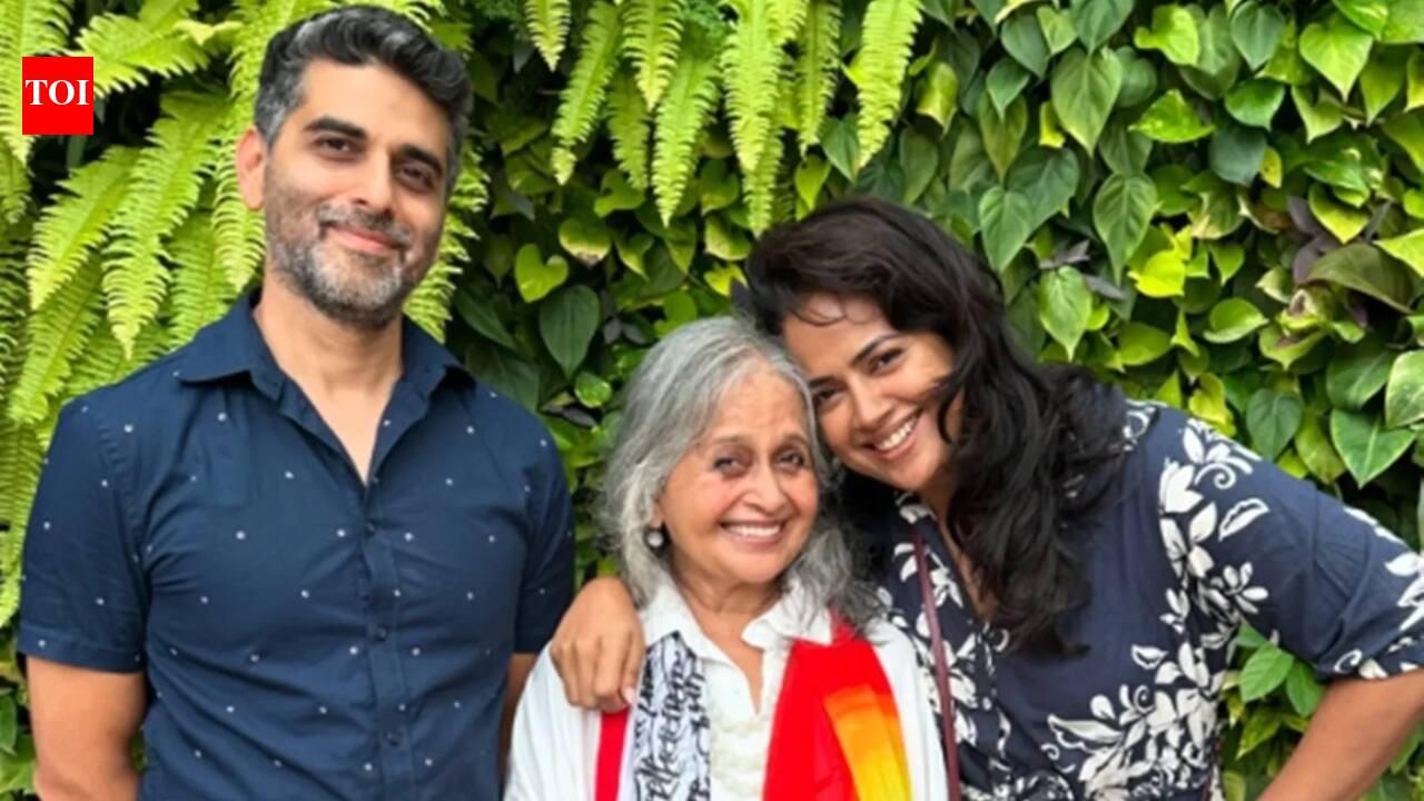 Sameera Reddy reveals her mother-in-law Manjri Varde was divorced when she met her and she was bothered as her father-in-law remarried: 'Not easy to be single' |
