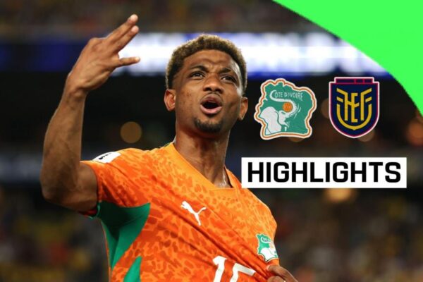 Amad scores late winner as Ivory Coast beat Ecuador