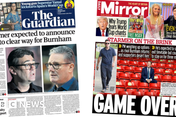 The Papers: 'Starmer expected to announce exit' and 'Game over'