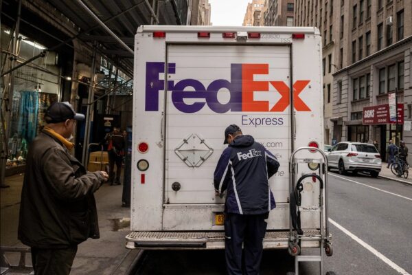 FedEx sees profit gain while warning on inflation, trade turmoil