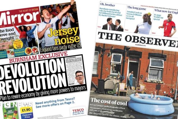 The Papers: 'Devolution revolution' and 'the cost of cool'