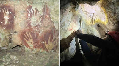 67,800-year-old cave art in Indonesia recognised by Guinness World Records reveals human evolution history | World News