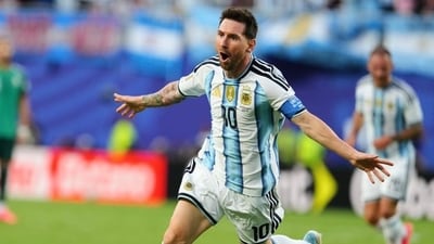 Magical Lionel Messi hits hattrick, equals World Cup goals record