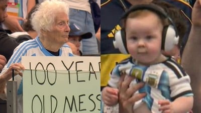 Lionel Messi unites all age-groups; 100-year-old woman and toddler enthralled by Argentine superstar's mastery