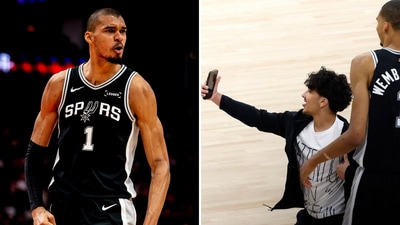 Spurs vs Knicks Game 1 ends in court invasion arrest; lifetime NBA ban after selfie attempt with Victor Wembanyama
