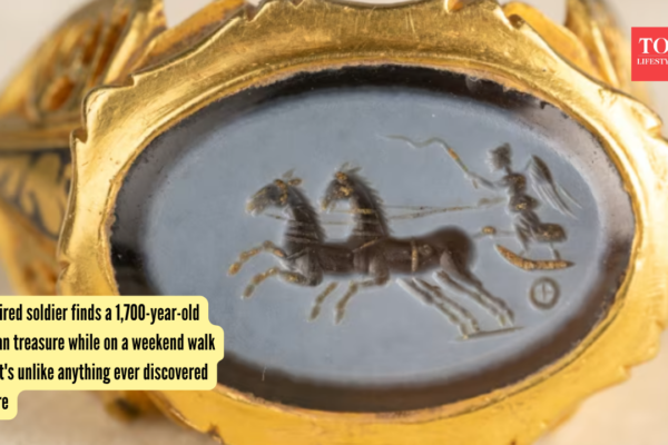 A retired soldier finds a 1,700-year-old Roman treasure while on a weekend walk and it's unlike anything ever discovered before