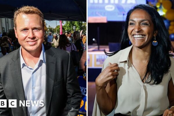 Spencer Pratt out of LA mayor race as left-wing rival Nithya Raman advances