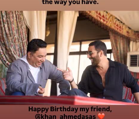 Akshay Kumar wishes Ahmed Khan on his birthday, hopes ‘Welcome To The Jungle’ becomes biggest gift of his career |