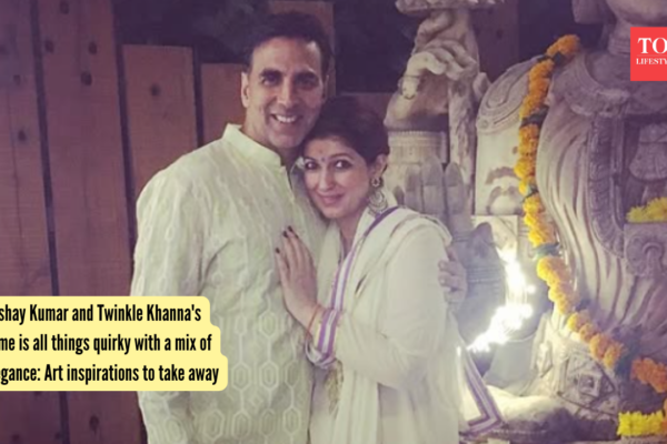 Akshay Kumar and Twinkle Khanna's home is all things quirky with a mix of elegance: Art inspirations to take away |