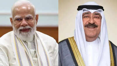 PM Modi speaks with Kuwait emir, reviews West Asia security situation | India News