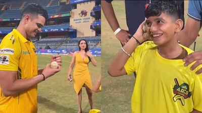 Watch: Arjun Tendulkar turns fan's pain into cherished memory with a heartwarming gesture | Cricket News