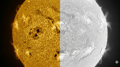 Did you know that the Sun looks yellow from Earth but is actually white in space |