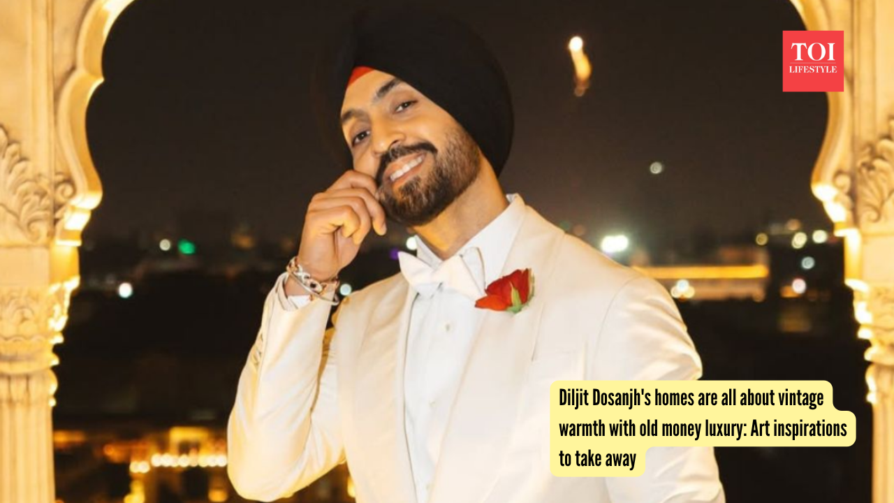 Diljit Dosanjh's homes are all about vintage warmth with old money luxury: Art inspirations to take away