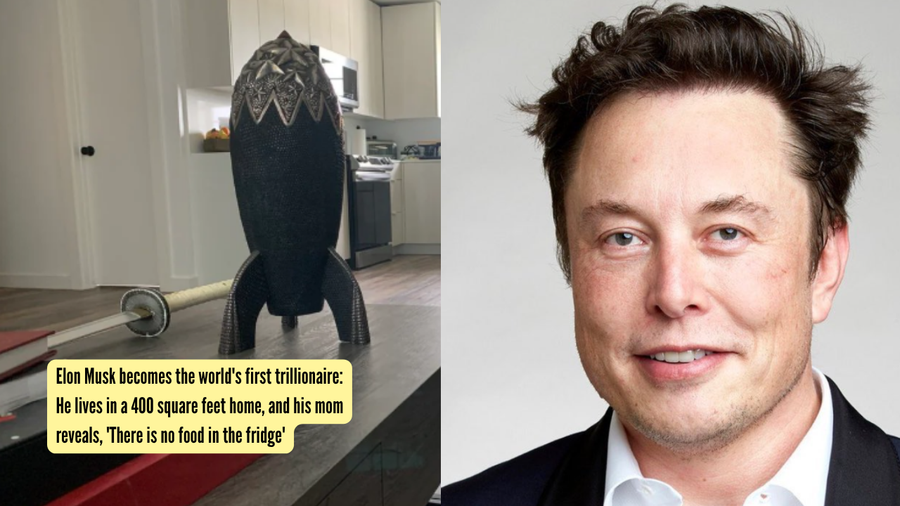 Elon Musk becomes the world's first trillionaire: He lives in a 400 square feet home, and his mom reveals, 'There is no food in the fridge'