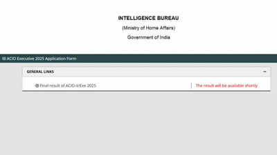 Ib Acio Final Result: IB ACIO II Exe final result 2025 expected shortly on mha.gov.in; here's how do download PDF