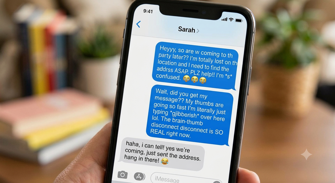 ​Why do some people always make typos while texting? The brain-thumb disconnect nobody really talks about |