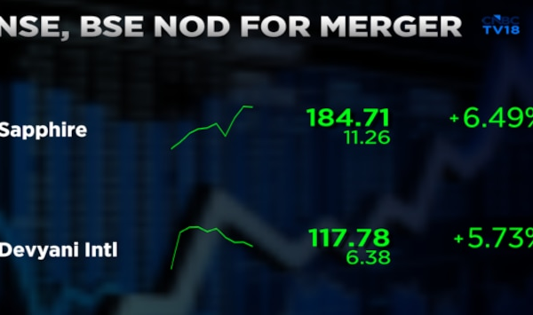 Devyani International, Sapphire Foods shares rise up to 7% after exchange nod for merger