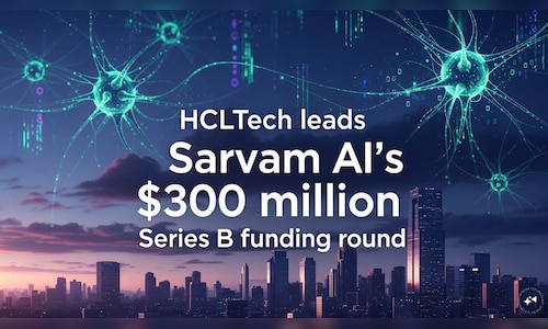 HCLTech shares gain after ₹1,427 crore investment in Sarvam AI for over 10% stake
