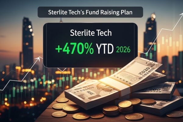 Sterlite Tech shares in upper circuit after launching QIP at premium; Stock up 500% this year