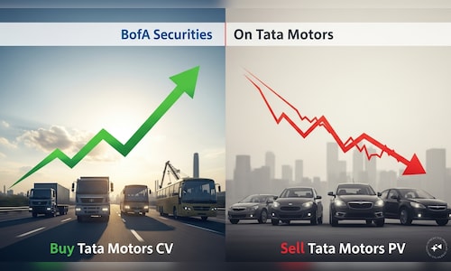 BofA Securities is bullish on one Tata Motors unit, not so on the other