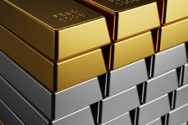 COMEX gold falls amid hawkish Fed outlook, silver posts over 4% fall