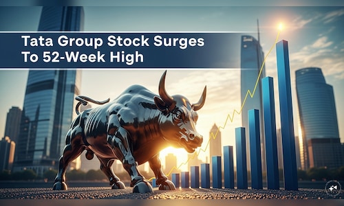 Tata Group stock surges to 52-week high after third day of gains; Extends 2026 advance