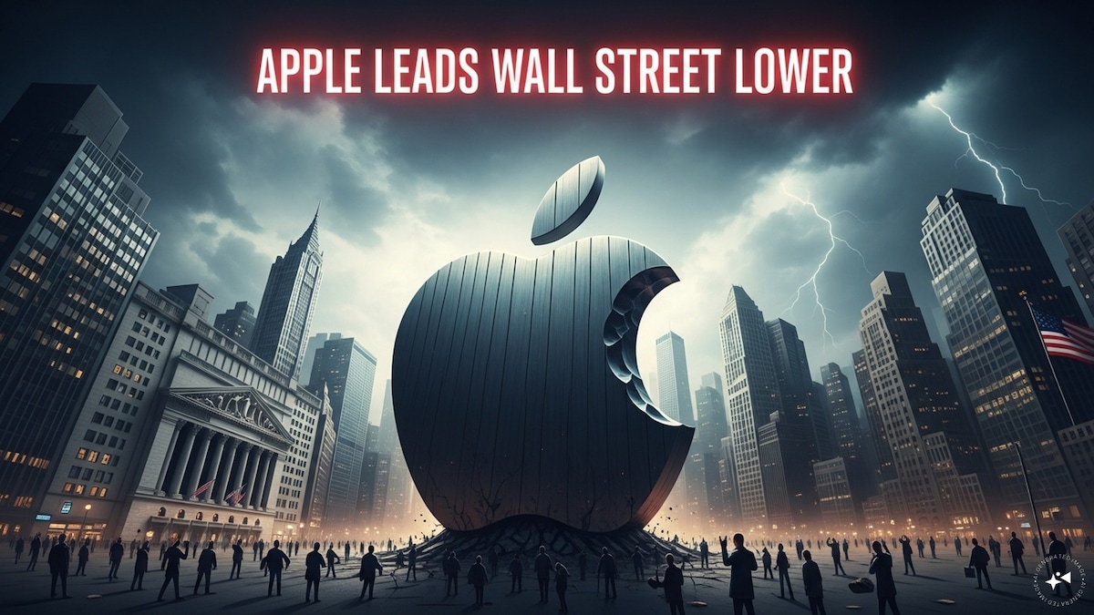 Dow Jones falls 700 points from highs as Apple's $265 billion rout leads Mag Seven drop