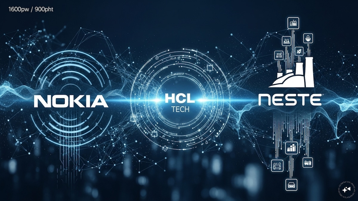 HCLTech signs AI-focused deals with Nokia and renewable fuels firm Neste