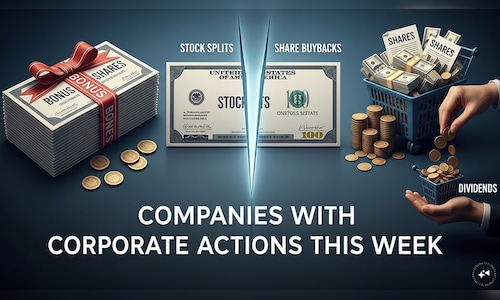 13 companies set for corporate actions this week from dividend to bonus; Details here