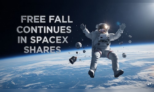SpaceX shares fall 16% on Monday; Three-day fall wipes out $600 billion in value