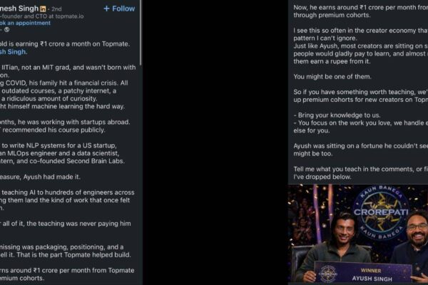 Meet Ayush Singh: 19-year-old who built an AI business earning Rs 1 crore a month |